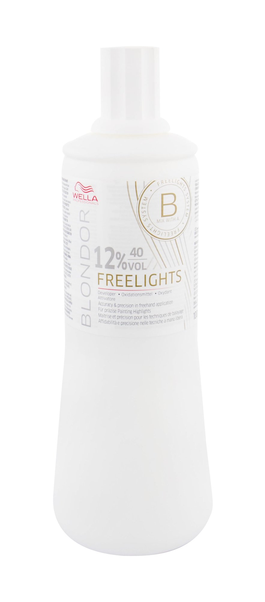 Wella Blondor Freelights 12% 40 VOL. 1000ml moteriška plaukų priemonė