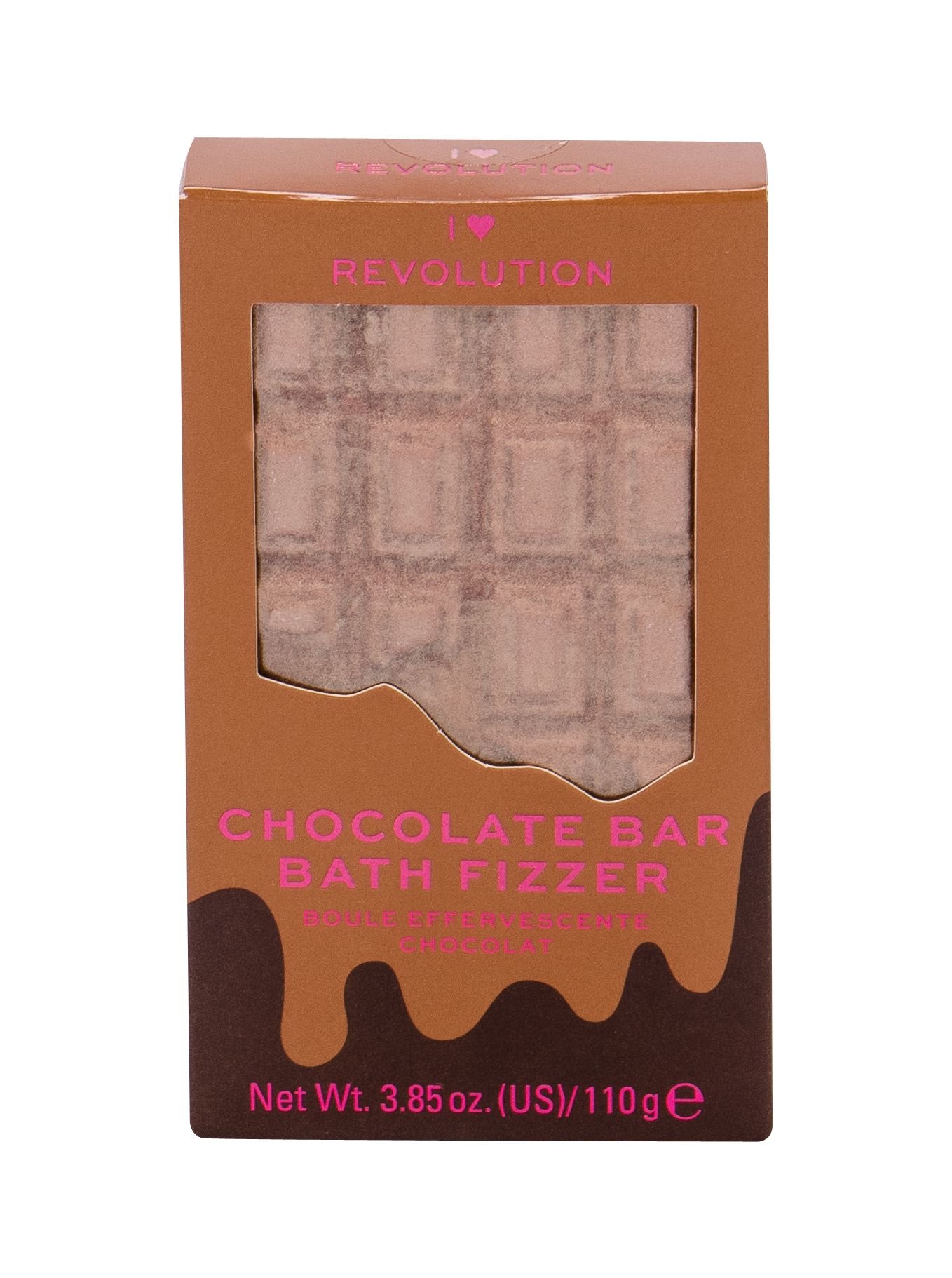 Makeup Revolution London I Heart Revolution Chocolate Bar Bath Fizzer 110g Vonios bomba
