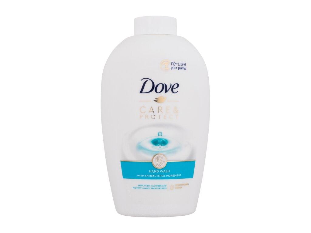 Dove Care & Protect Antibacterial Hand Wash 250ml skystas muilas