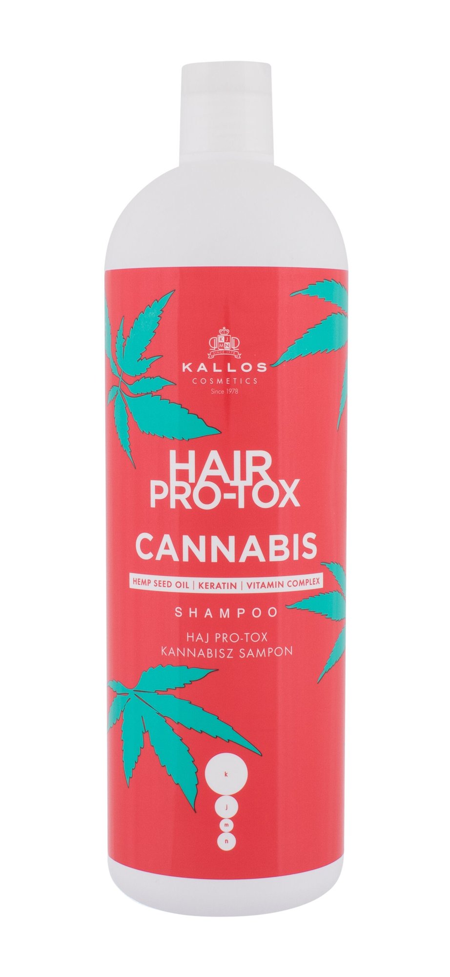 Kallos Cosmetics Hair Pro-Tox Cannabis 1000ml šampūnas