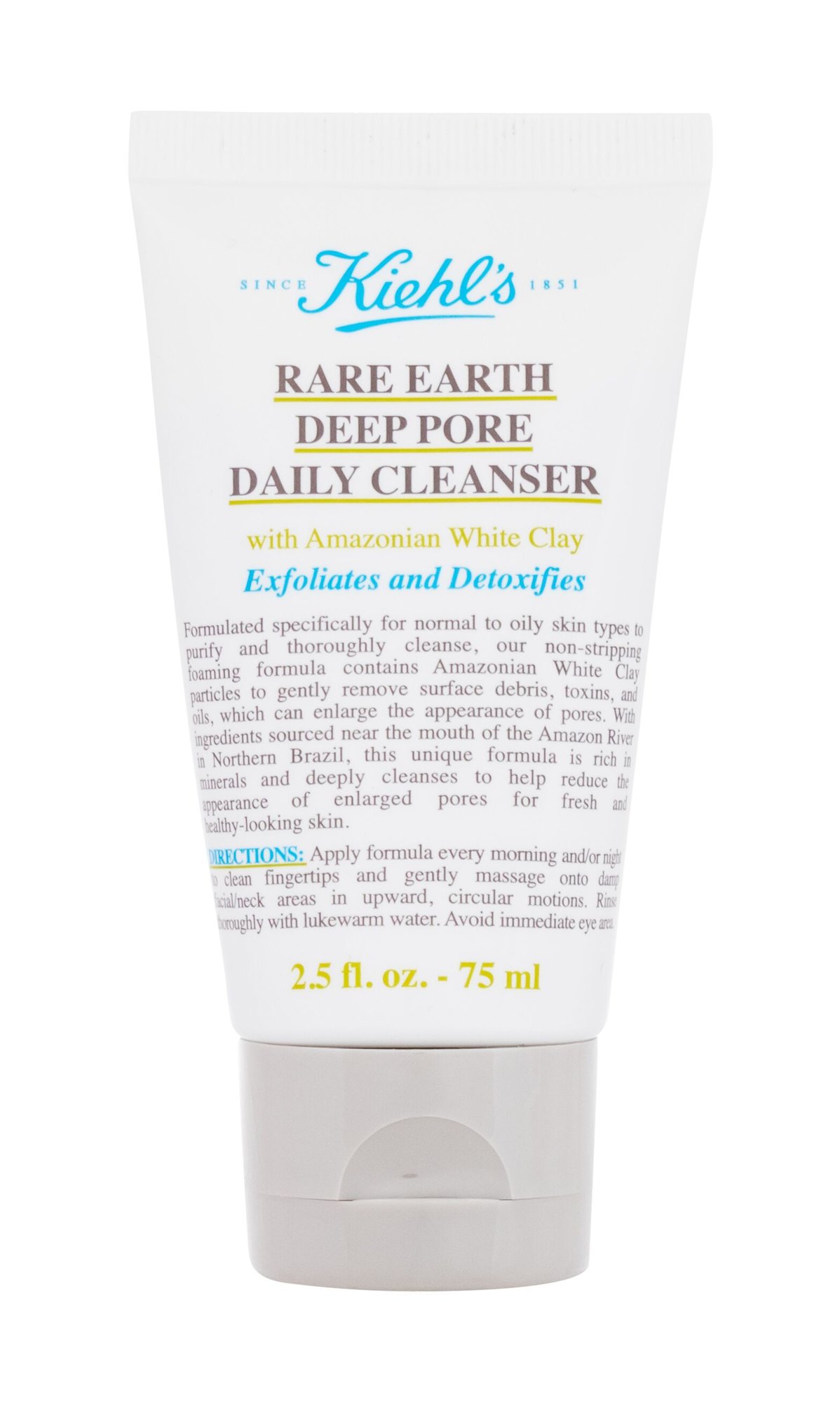 Kiehl´s Rare Earth Deep Pore Daily Cleanser 75ml veido gelis