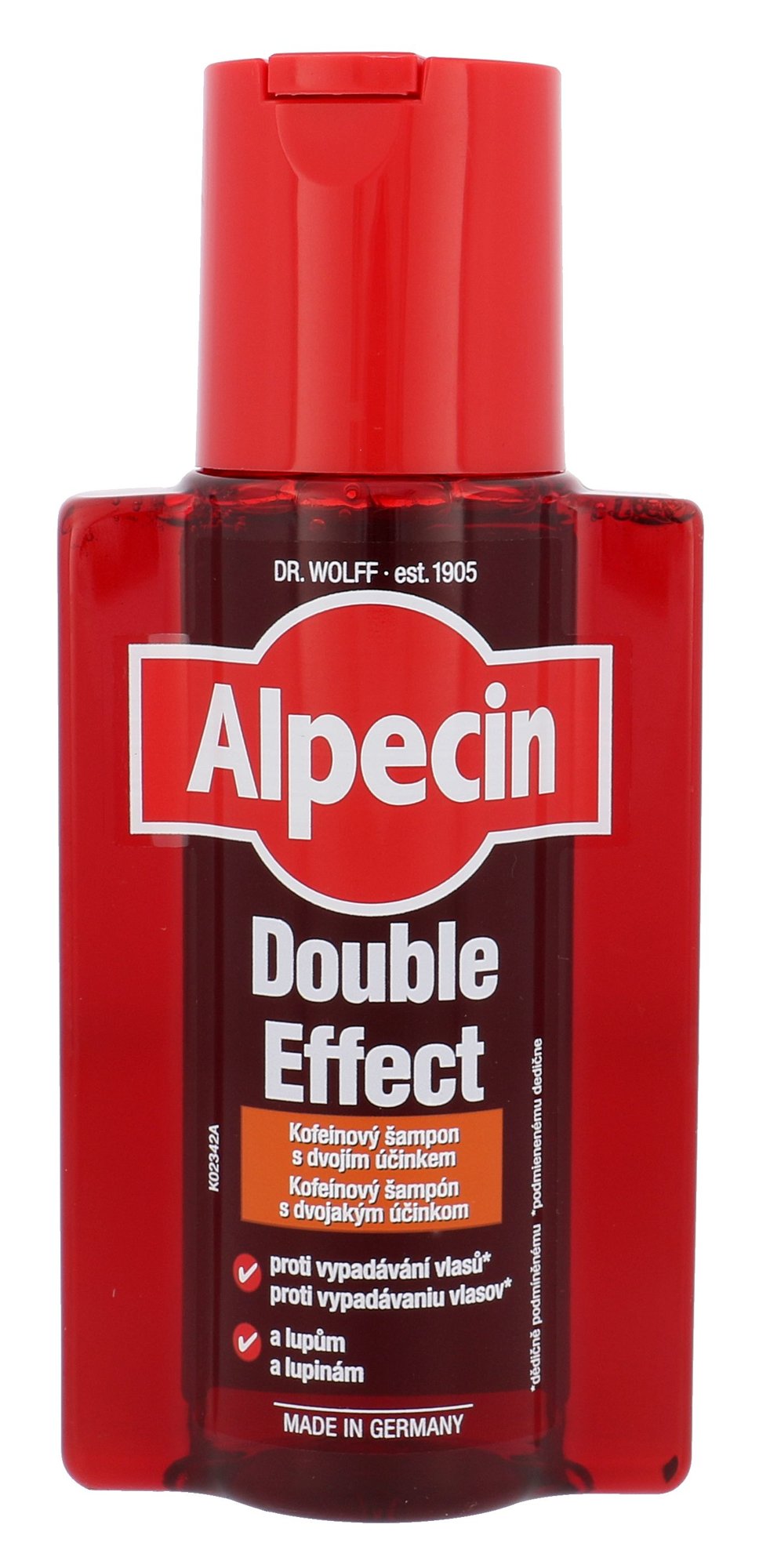 Alpecin Double Effect Caffeine 200ml šampūnas