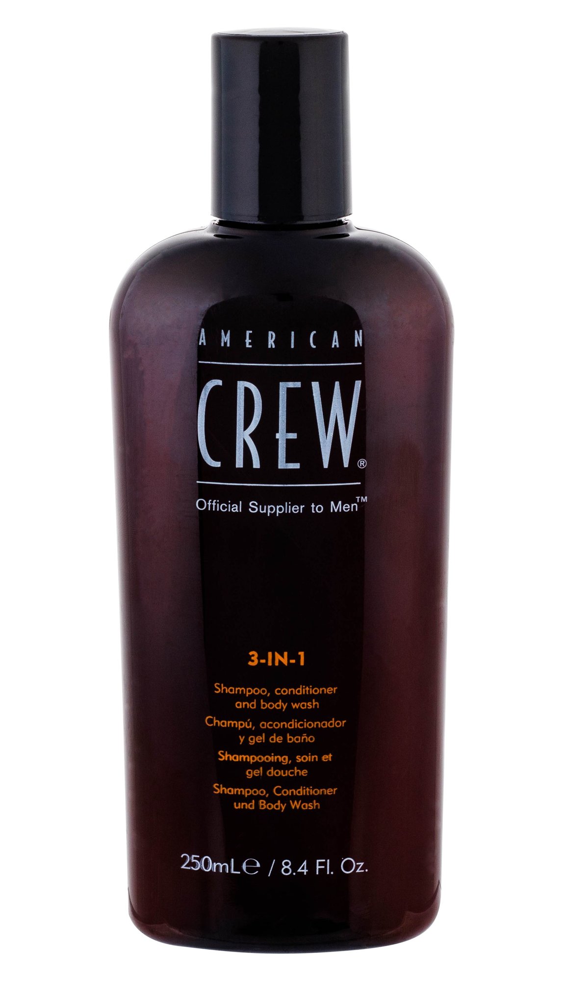 American Crew 3-IN-1 Shampoo, Conditioner & Body Wash 250ml šampūnas