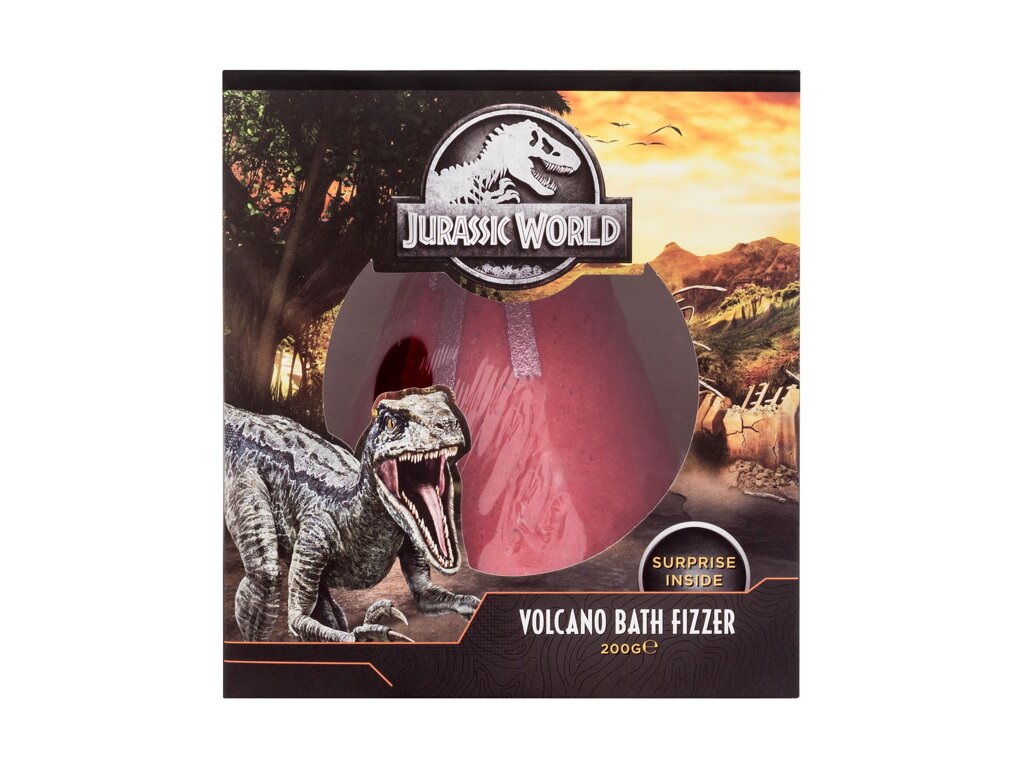 Universal Jurassic World Volcano Bath Fizzer 200g Vonios bomba