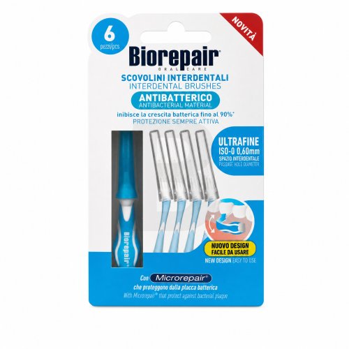 Biorepair Interdental Brushes Ultrafine 0,60 mm 6 pcs