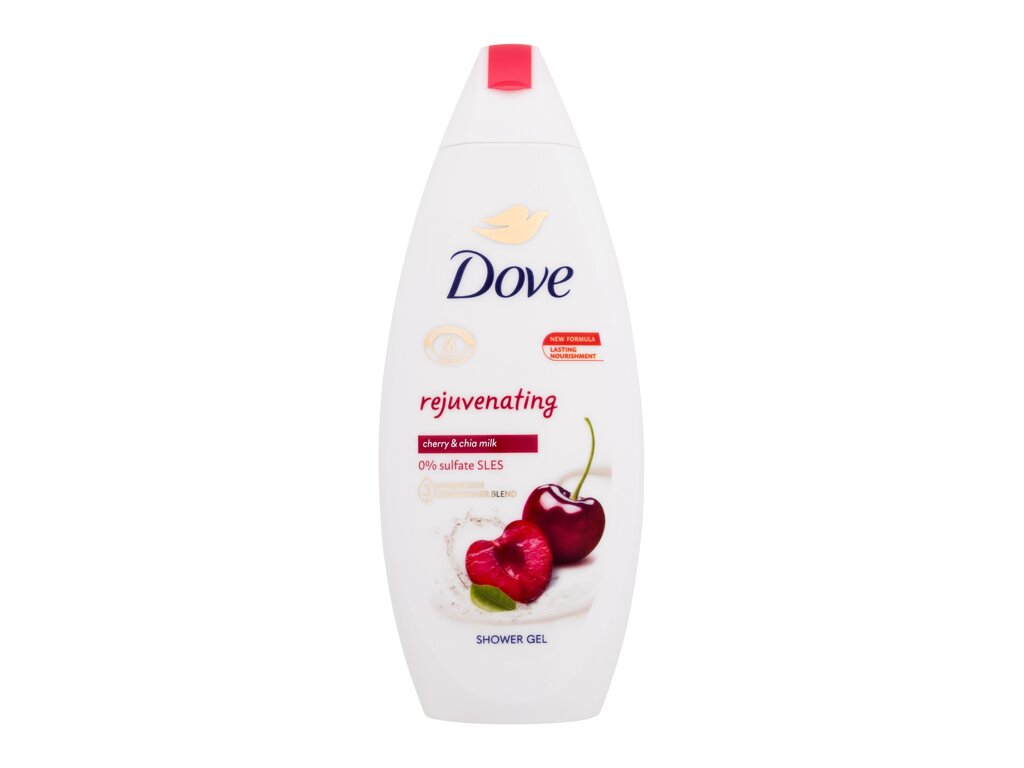 Dove Rejuvenating Cherry & Chia Milk Shower Gel 250ml dušo želė