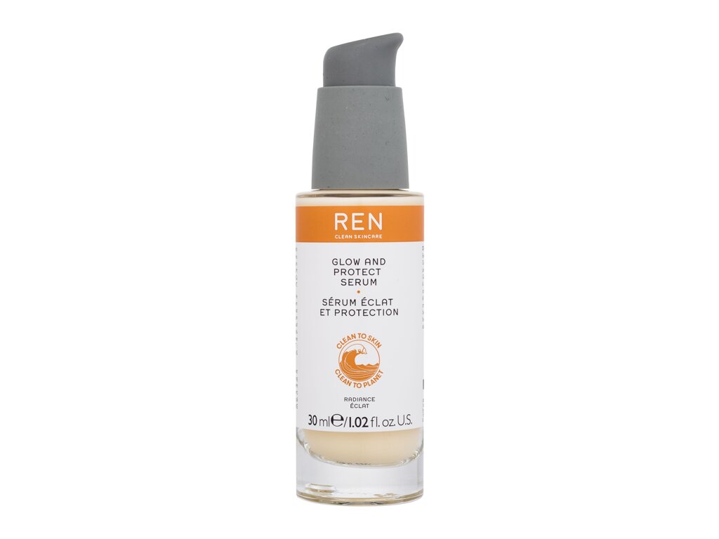 Ren Clean Skincare Radiance Glow And Protect Serum 30ml Veido serumas