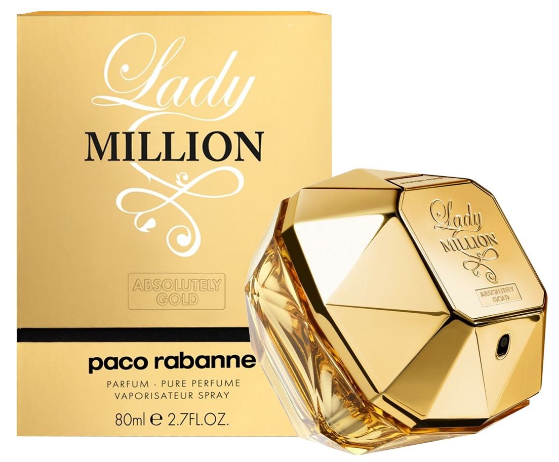 Paco Rabanne Lady Million Absolutely Gold 80ml Kvepalai Moterims Parfum