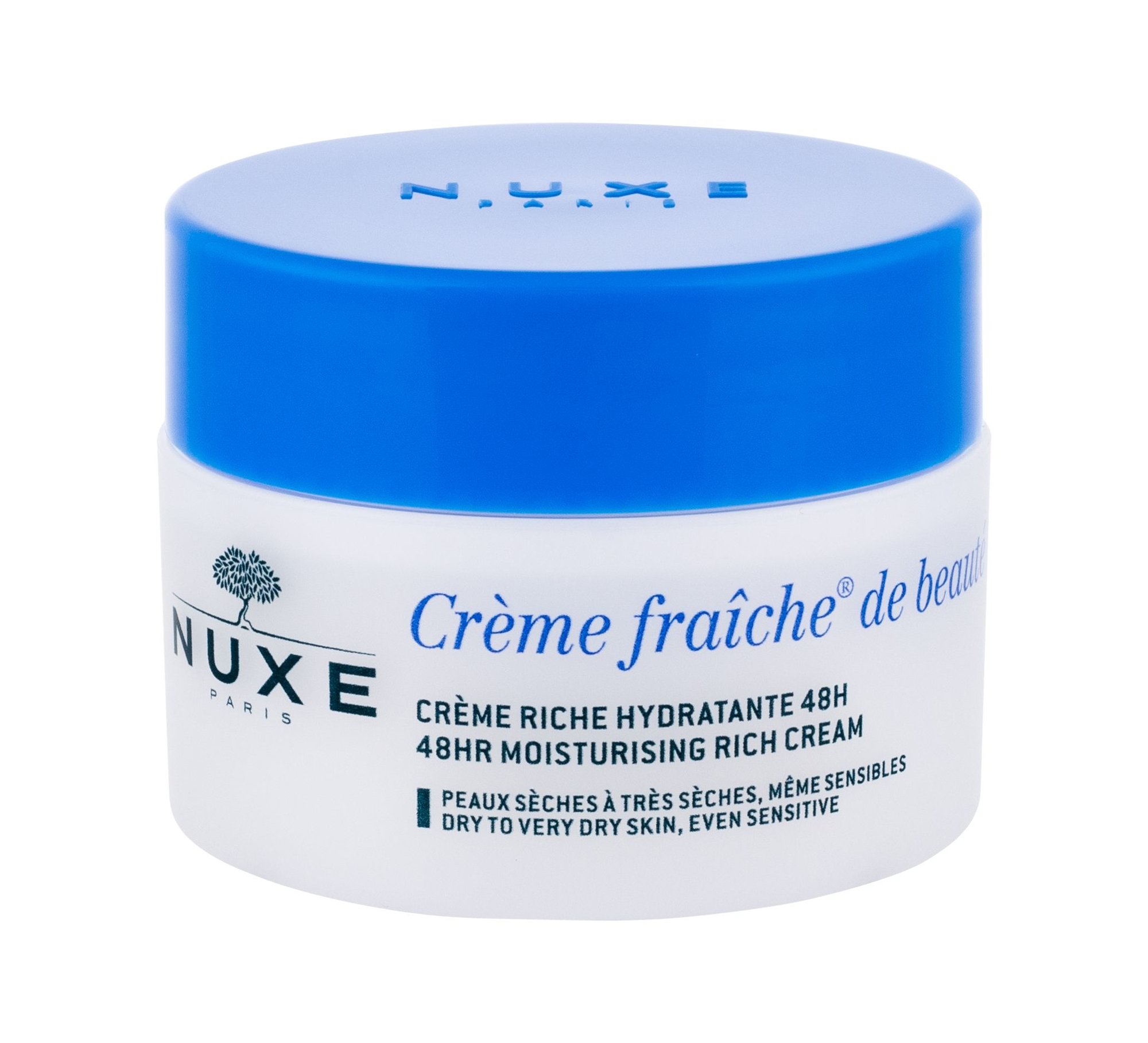 Nuxe Creme Fraiche de Beauté 48HR Moisturising Rich Cream 50ml dieninis kremas