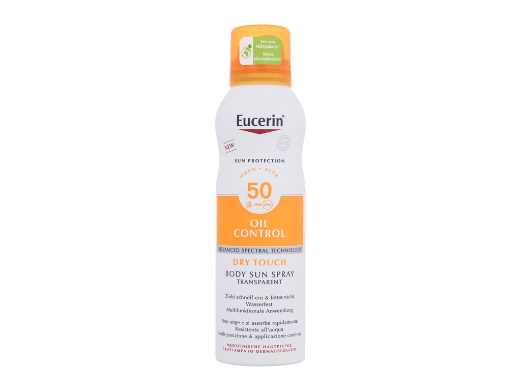 Eucerin Sun Oil Control Body Sun Spray Dry Touch 200ml įdegio losjonas