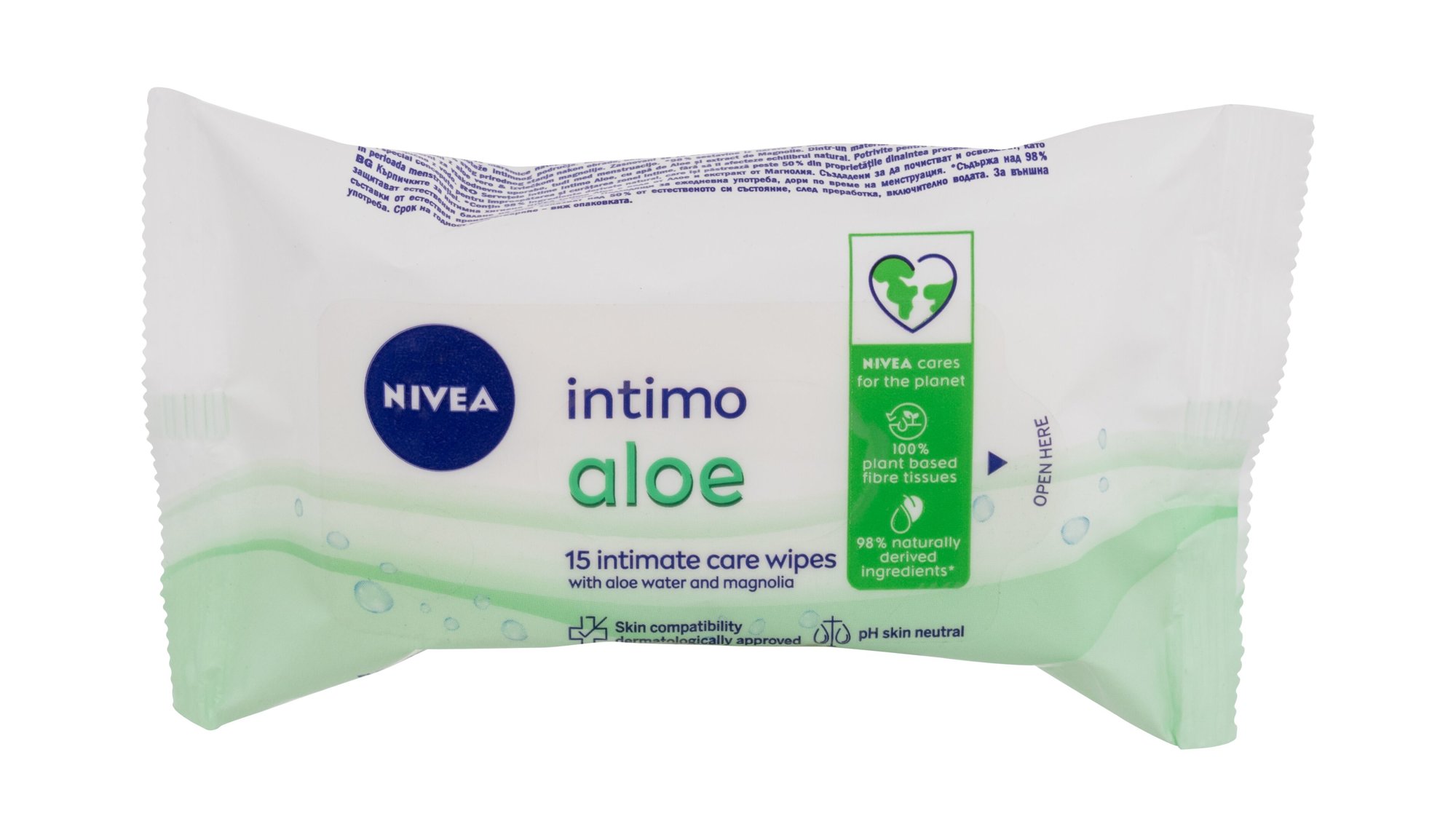 Nivea Intimo Aloe 15vnt intymios higienos priežiūra