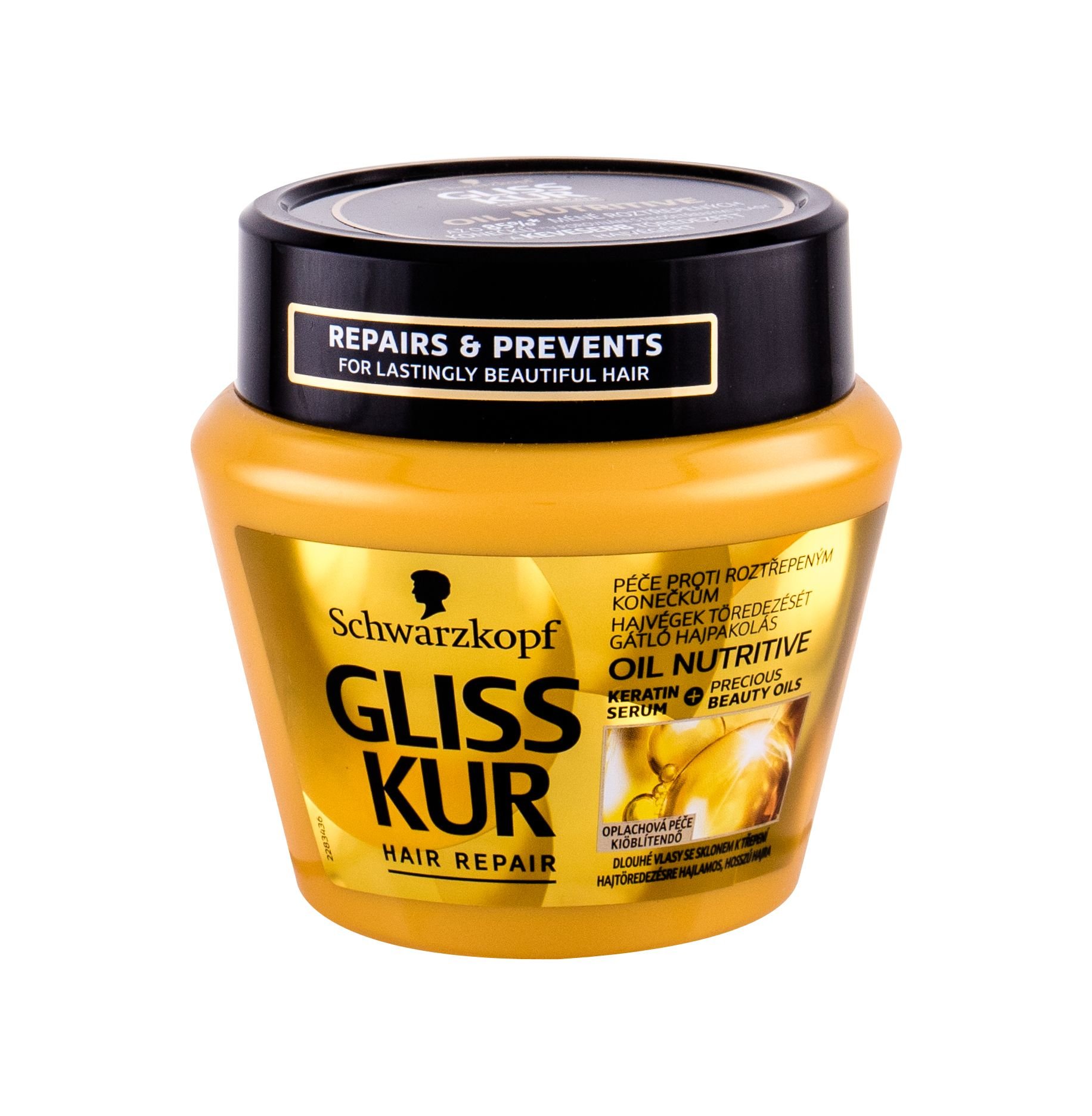 Schwarzkopf  Gliss Kur Oil Nutritive 300ml plaukų kaukė