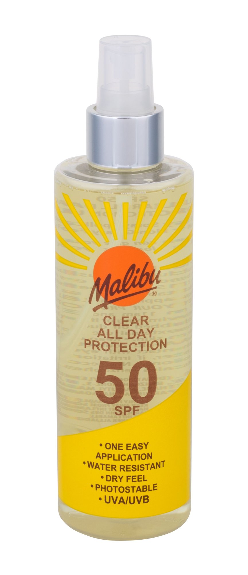 Malibu Clear All Day Protection 250ml įdegio losjonas