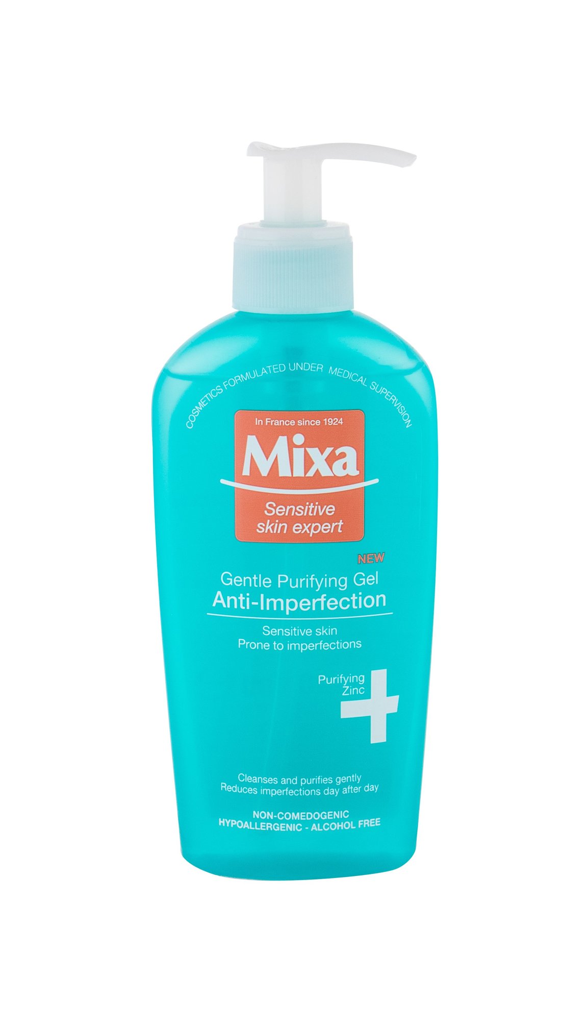 Mixa Sensitive Skin Expert Gentle Purifying Gel 200ml veido gelis