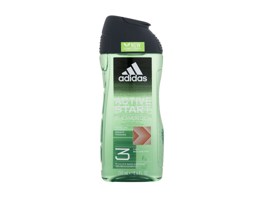 Adidas Active Start Shower Gel 3-In-1 250ml dušo želė