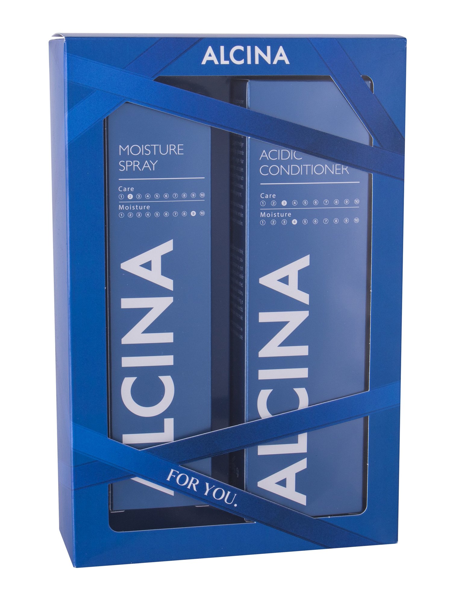 ALCINA Acidic Conditioner 250ml Hair Balm 250 ml + Moisturizing Hair Spray 100 ml plaukų balzamas Rinkinys