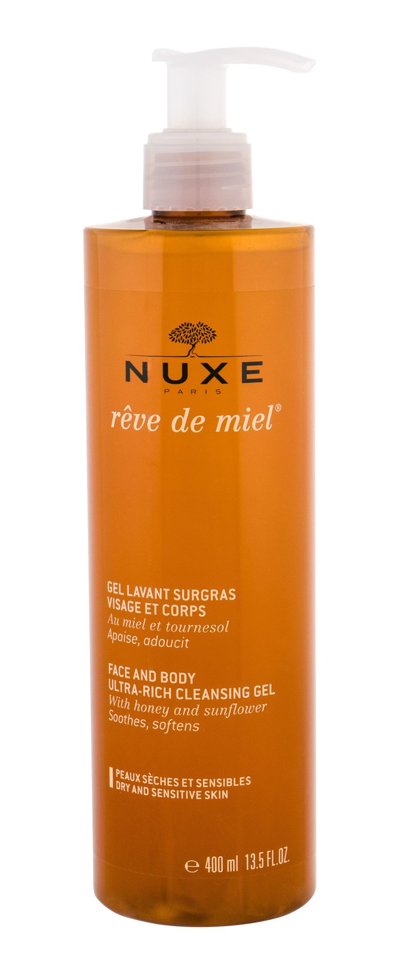 Nuxe Reve de Miel Face And Body Ultra-Rich Cleansing Gel 400ml dušo želė