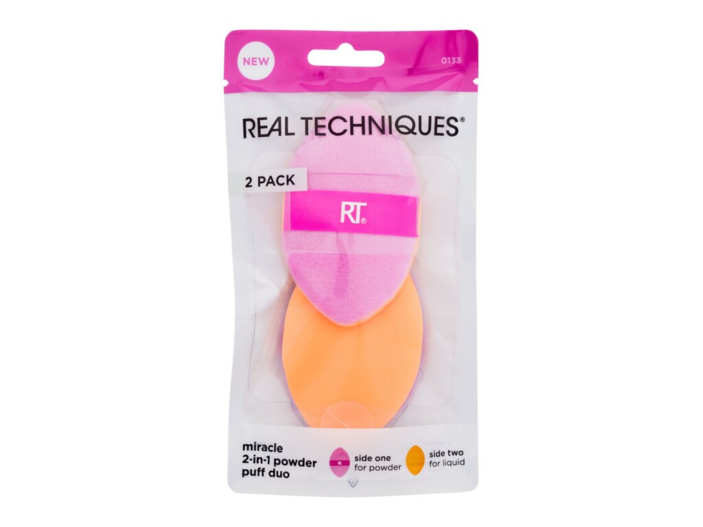 Real Techniques Miracle 2-In-1 Powder Puff 2vnt aplikatorius