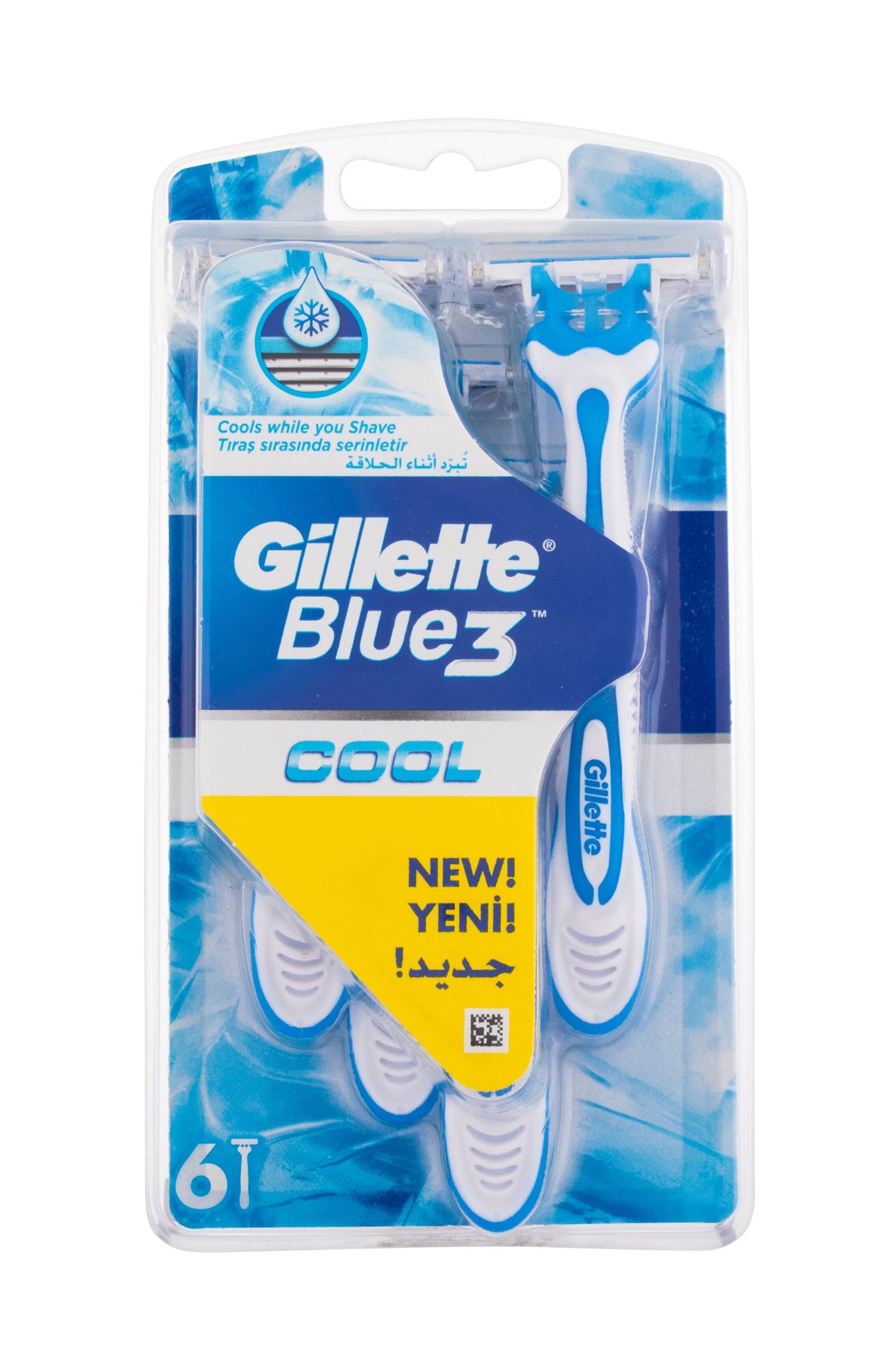 Gillette Blue3 Cool 6vnt skustuvas