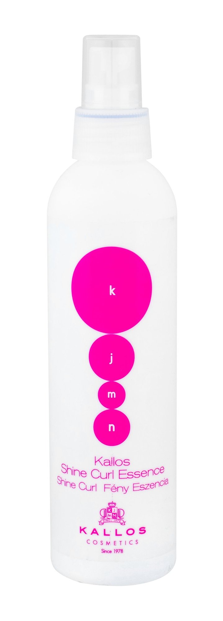 Kallos Cosmetics KJMN Shine Curl Essence 200ml plaukų blizgesio priemonė