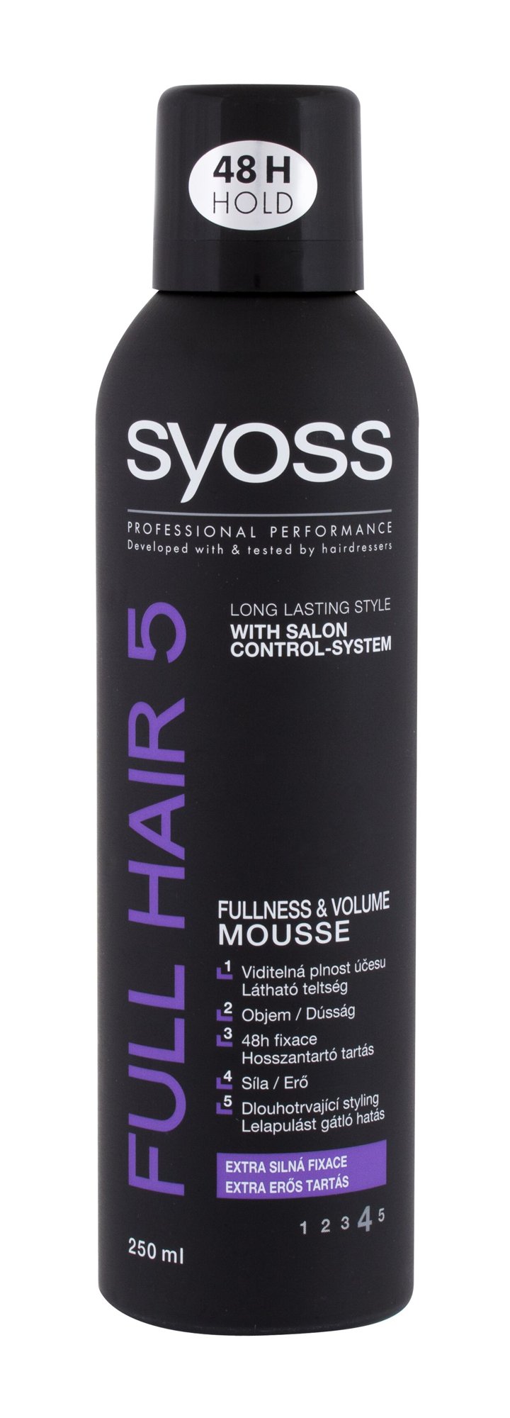 Syoss Professional Performance Full Hair 5 250ml plaukų putos