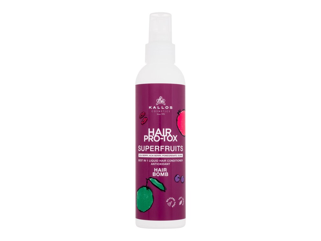 Kallos Cosmetics Hair Pro-Tox Superfruits Hair Bomb 200ml kondicionierius