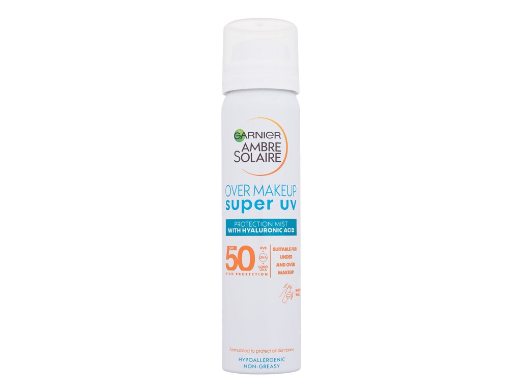 Garnier Ambre Solaire Super UV Over Makeup Protection Mist 75ml veido apsauga