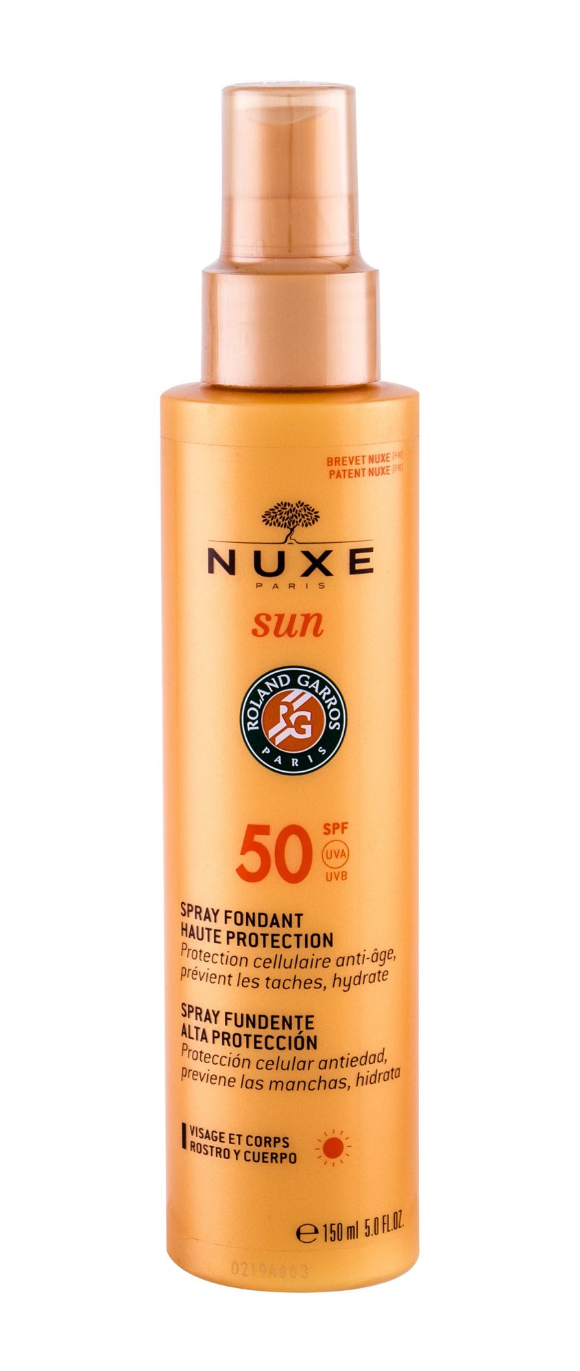 Nuxe Sun Melting Spray 150ml įdegio losjonas