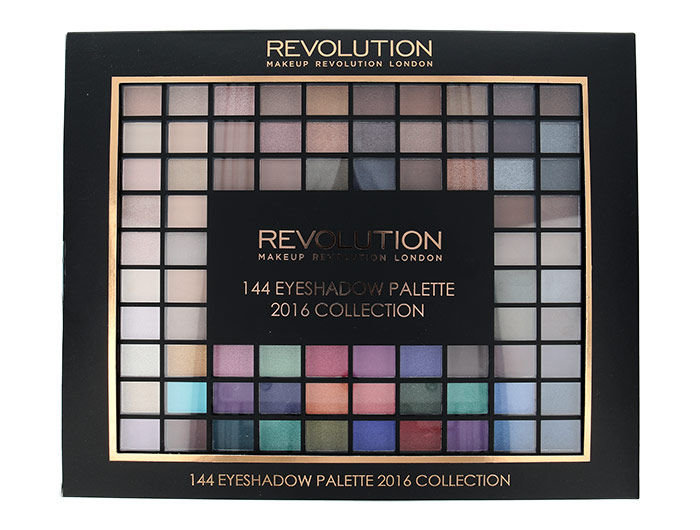 Makeup Revolution London 144 Eyeshadow Palette 2016 Collection 116g šešėliai