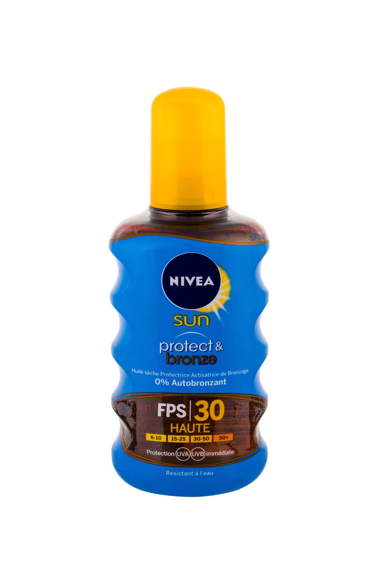 Nivea Sun Protect & Bronze Oil Spray SPF30 200ml įdegio losjonas