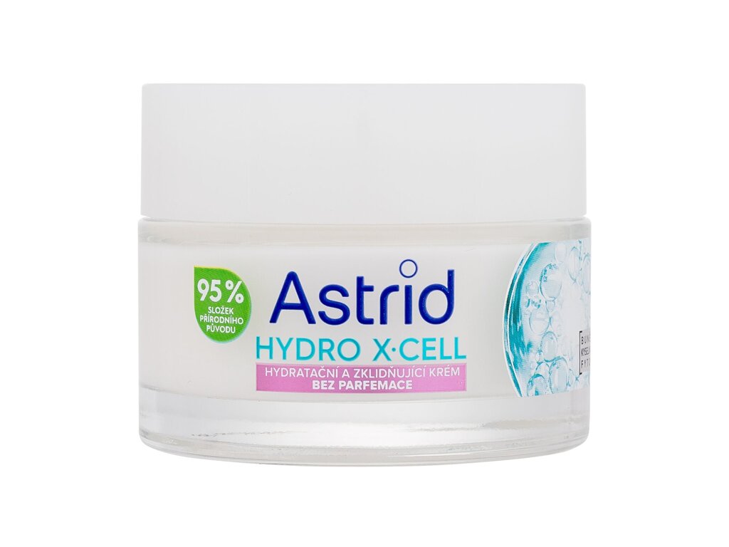 Astrid Hydro X-Cell Hydrating & Soothing Cream 50ml dieninis kremas