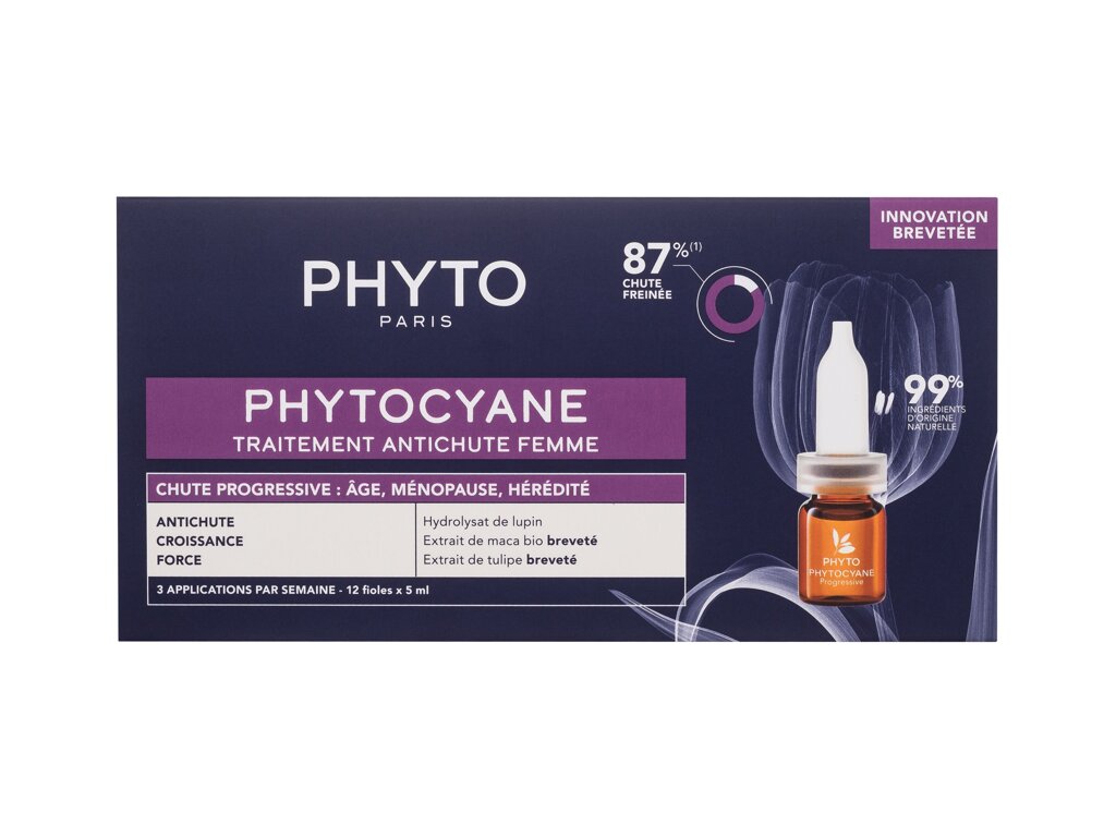 Phyto Paris Phytocyane Anti-Hair Loss Treatment 12x5ml priemonė nuo plaukų slinkimo