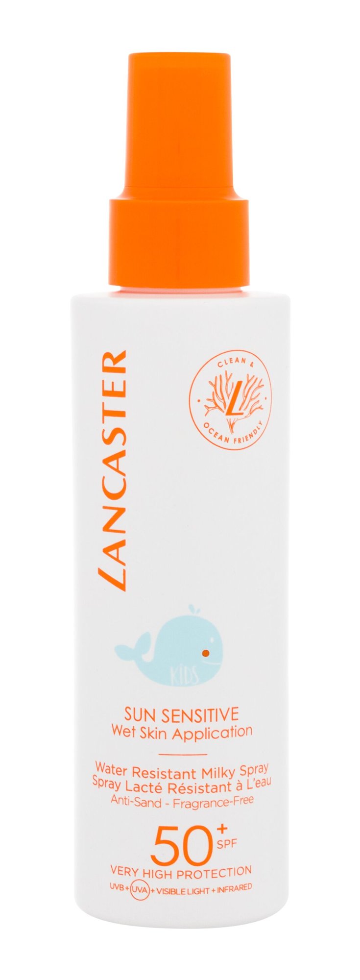 Lancaster Sun Sensitive Milky Spray 150ml įdegio losjonas