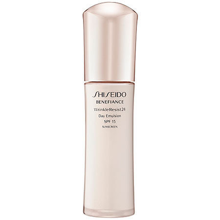 Shiseido Benefiance Wrinkle Resist 24 Day Emulsion SPF15 75ml veido gelis (Pažeista pakuotė)