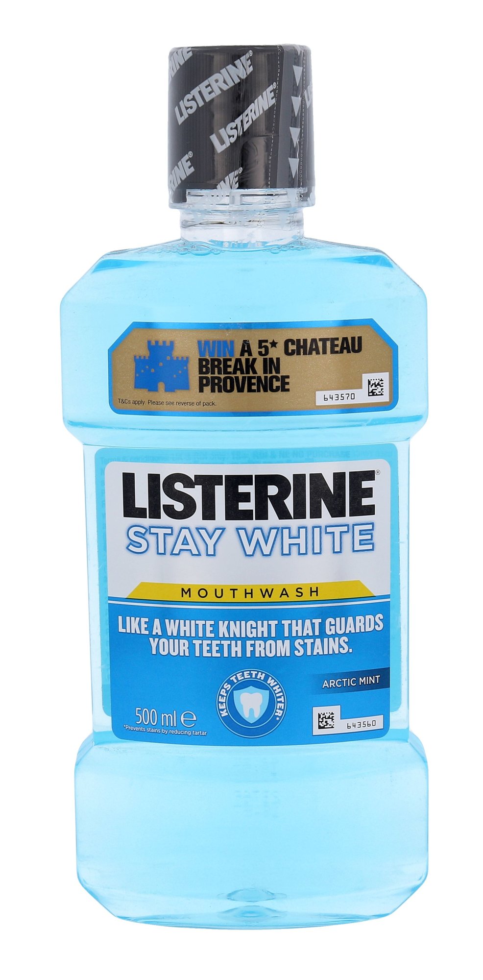 Listerine Mouthwash Stay White 500ml dantų skalavimo skystis