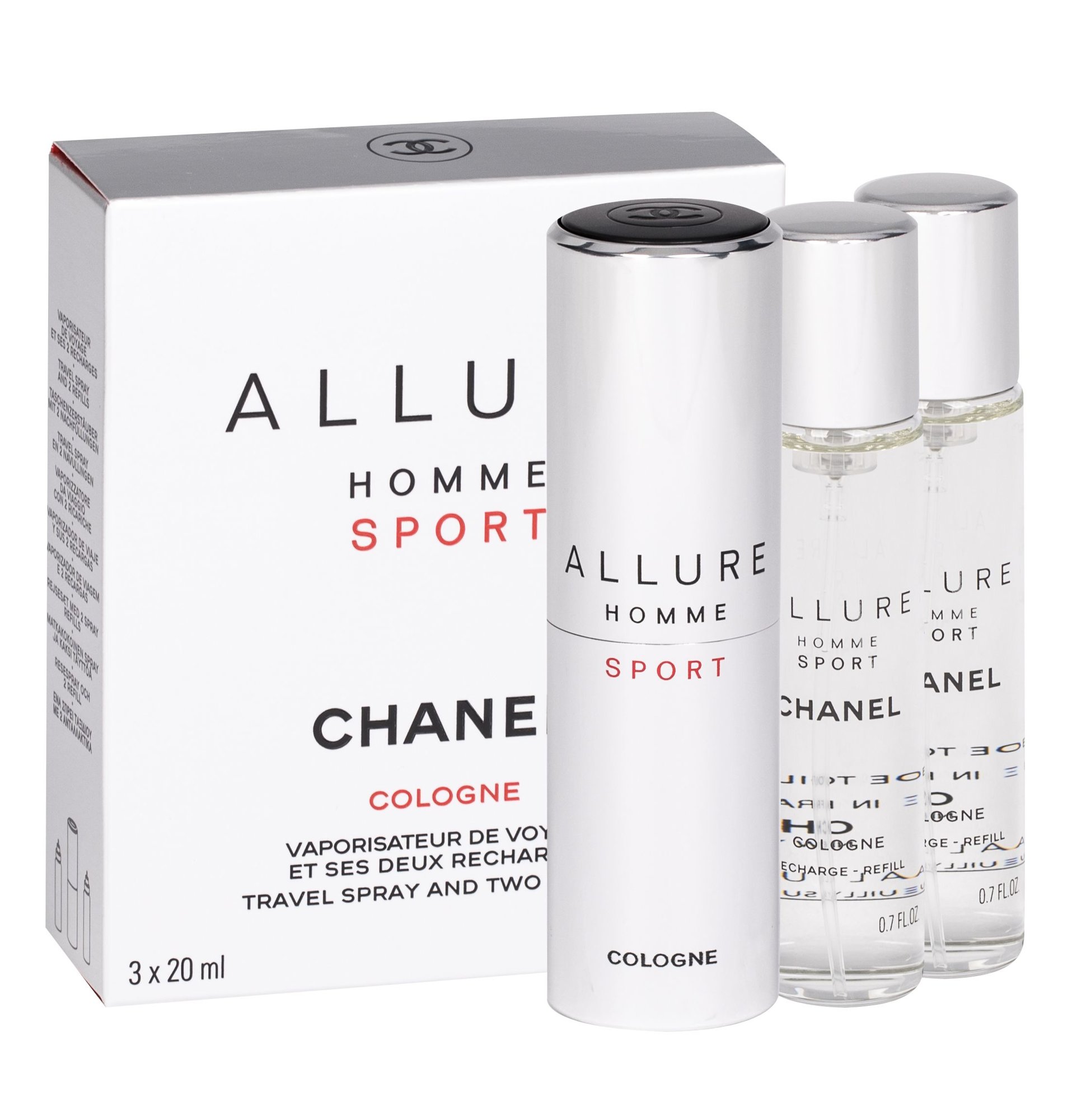 Chanel Allure Homme Sport Cologne 3x20ml Kvepalai Vyrams Cologne