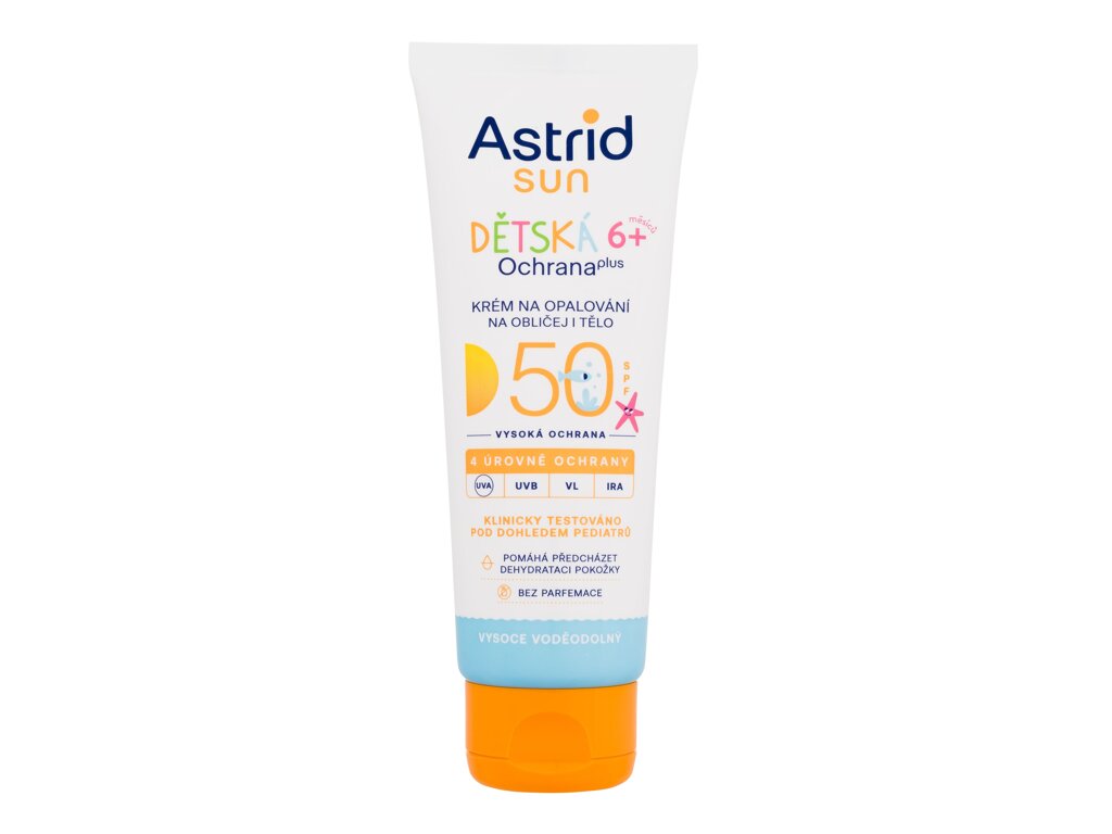 Astrid Sun Kids Face And Body Cream 75ml veido apsauga