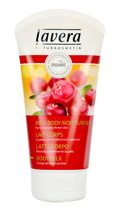 Lavera Regenerating Body Moisturiser Cranberry & Argan Oil 150ml kūno losjonas