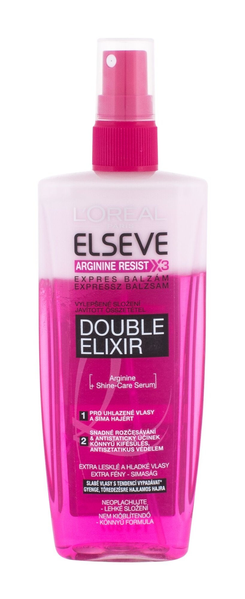 L´Oréal Paris Elseve Arginine Resist X3 Double Elixir 200ml paliekama priemonė plaukams