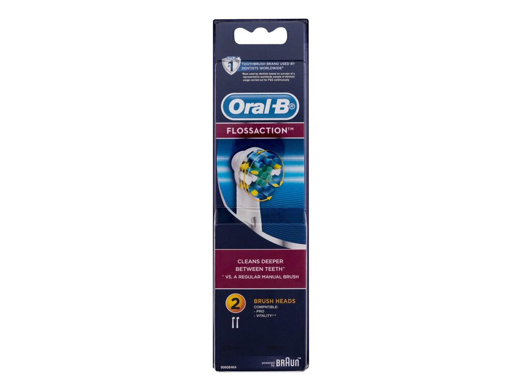 ORAL-B Floss Action 2vnt Unisex Replacement Toothbrush Head