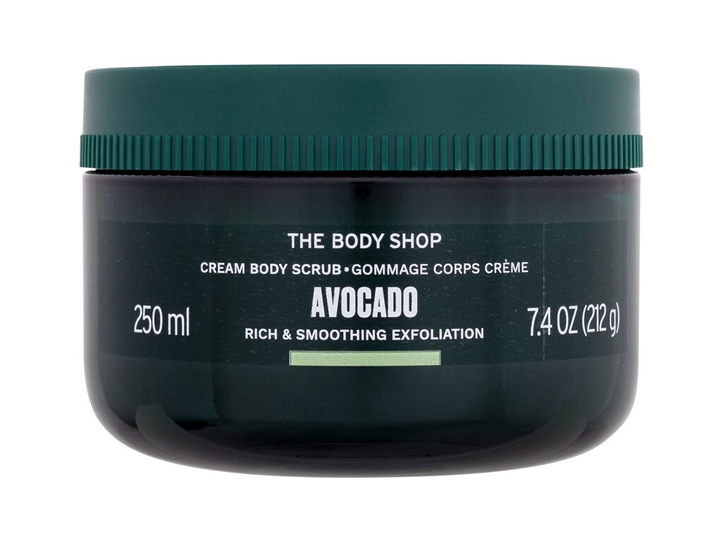 The Body Shop  Avocado Cream Body Scrub 250ml kūno pilingas