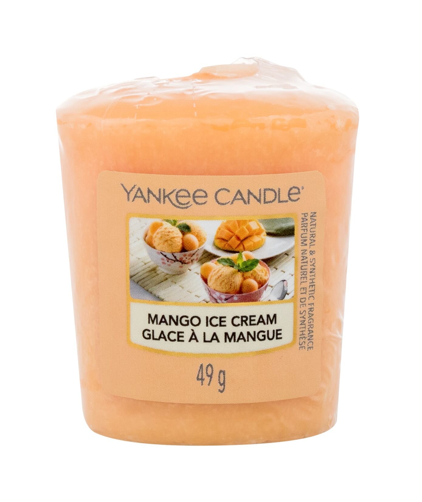 Yankee Candle Mango Ice Cream 49g Kvepalai Unisex Scented Candle