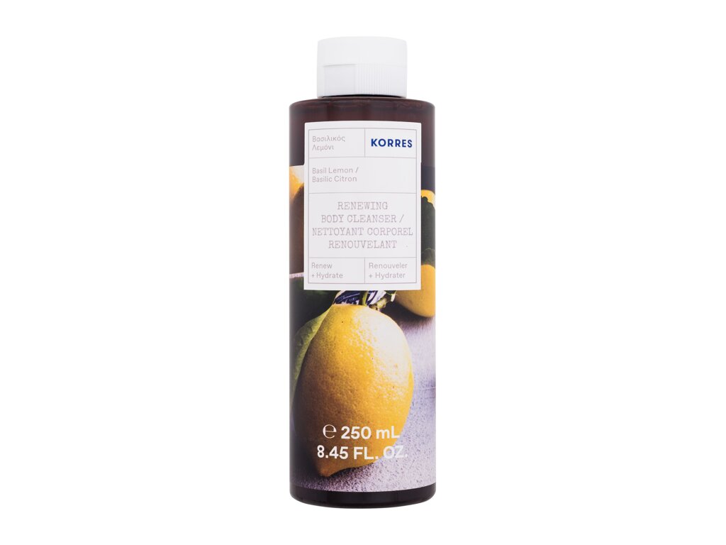 Korres Basil Lemon Renewing Body Cleanser 250ml dušo želė