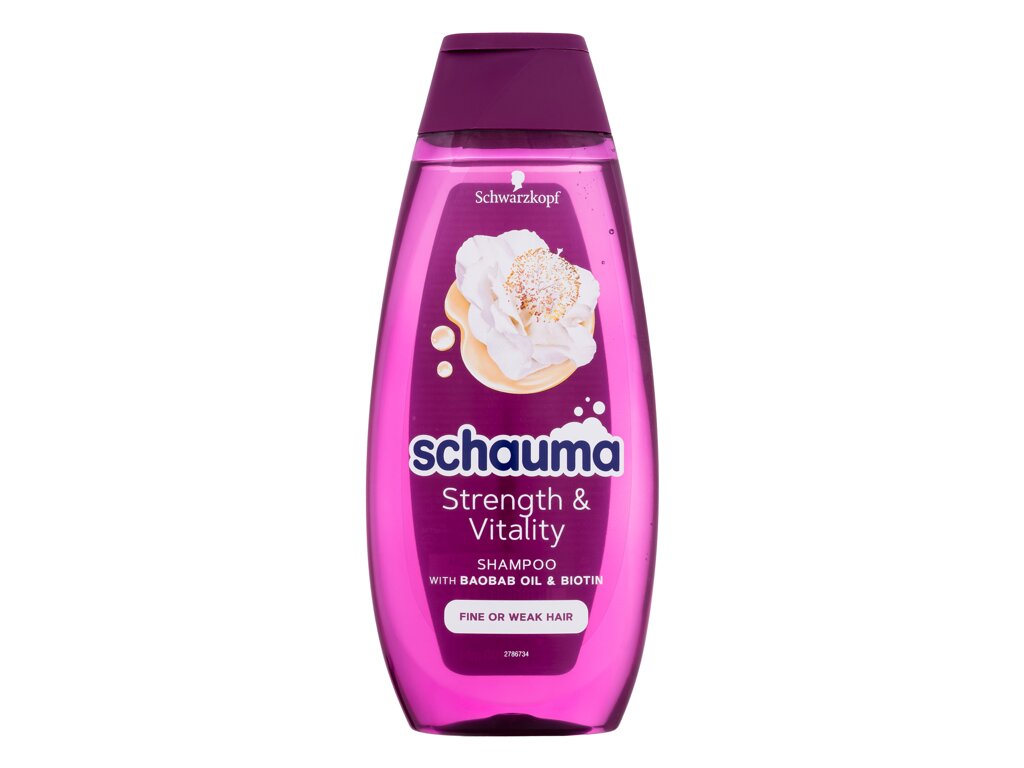 Schwarzkopf  Schauma Strength & Vitality Shampoo 400ml šampūnas
