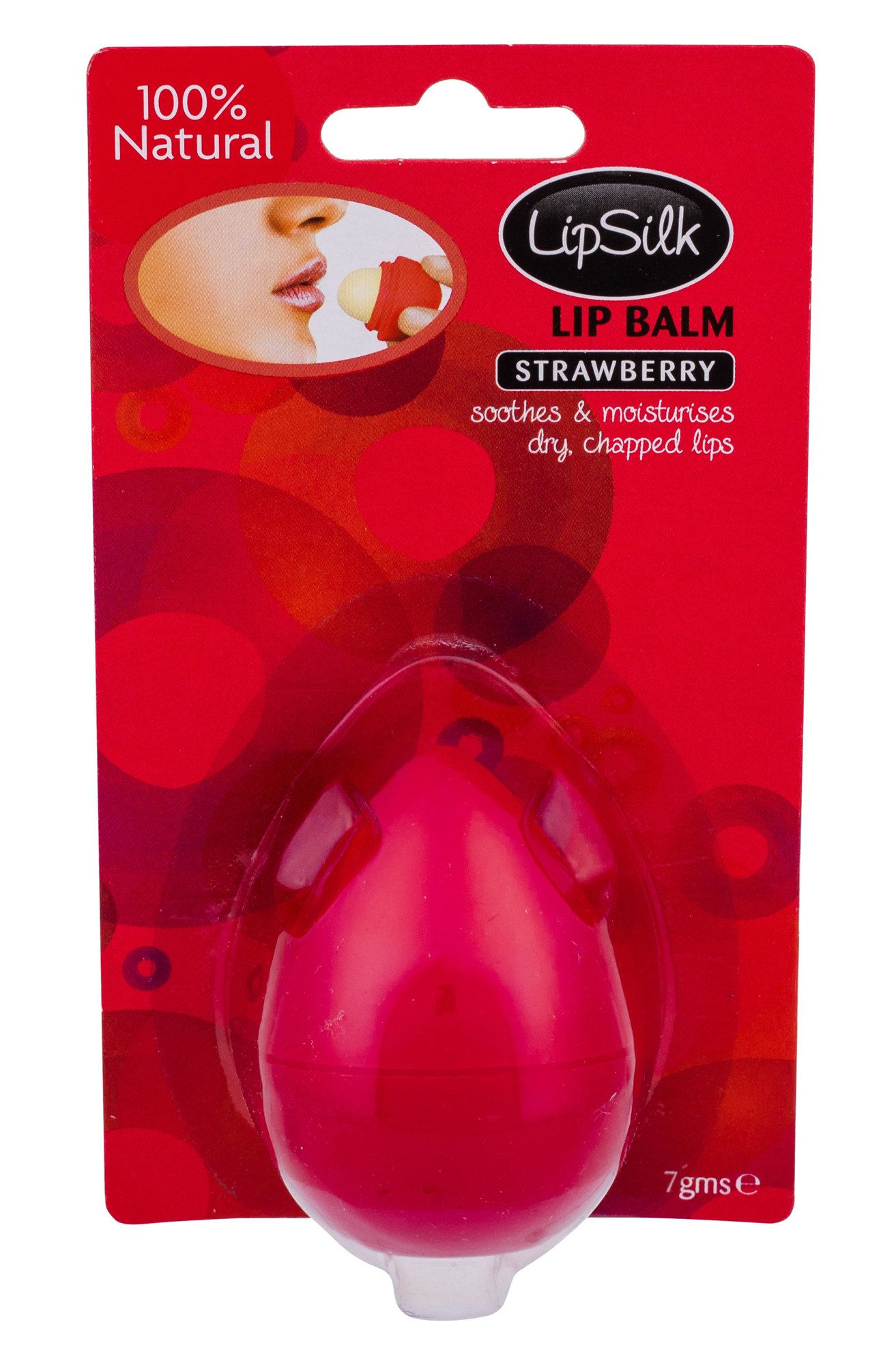 Xpel LipSilk Strawberry 7g lūpų balzamas