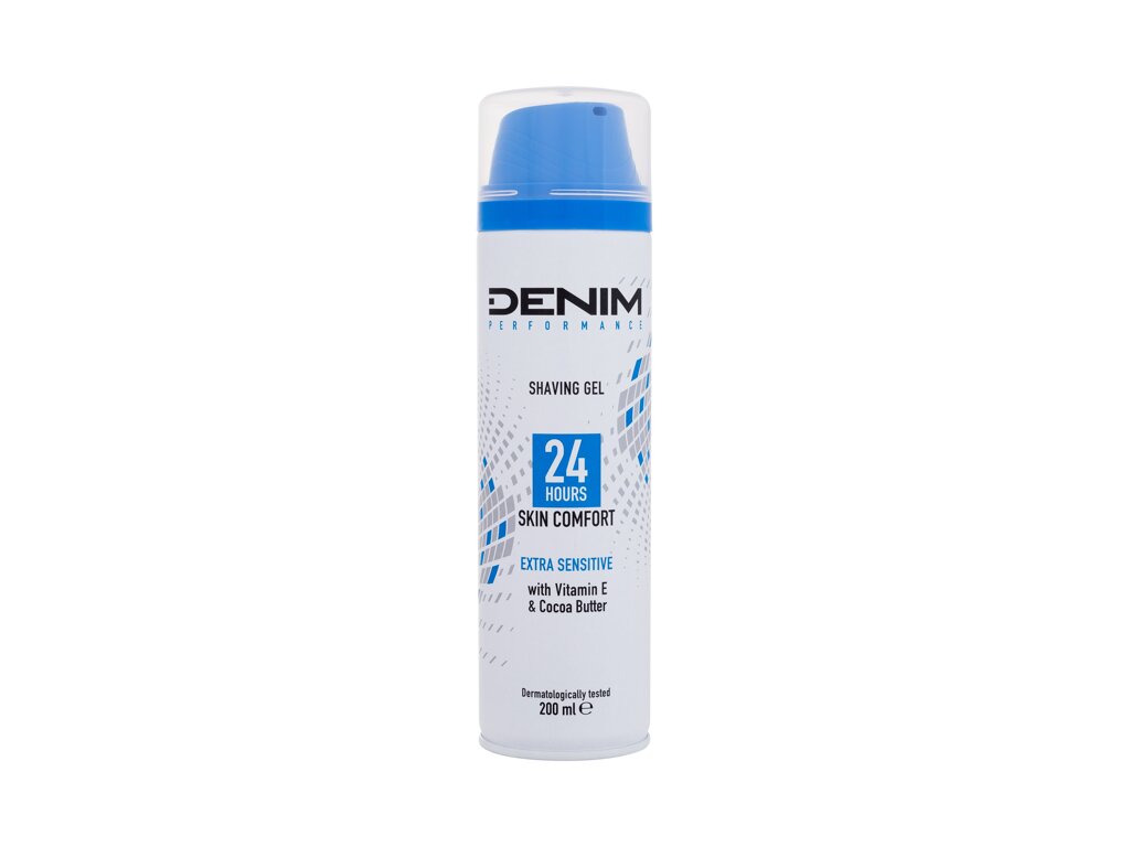 Denim Performance Extra Sensitive Shaving Gel 200ml skutimosi gelis