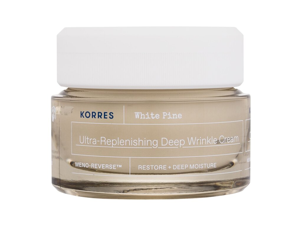 Korres White Pine Ultra-Replenishing Deep Wrinkle Cream 40ml dieninis kremas (Pažeista pakuotė)