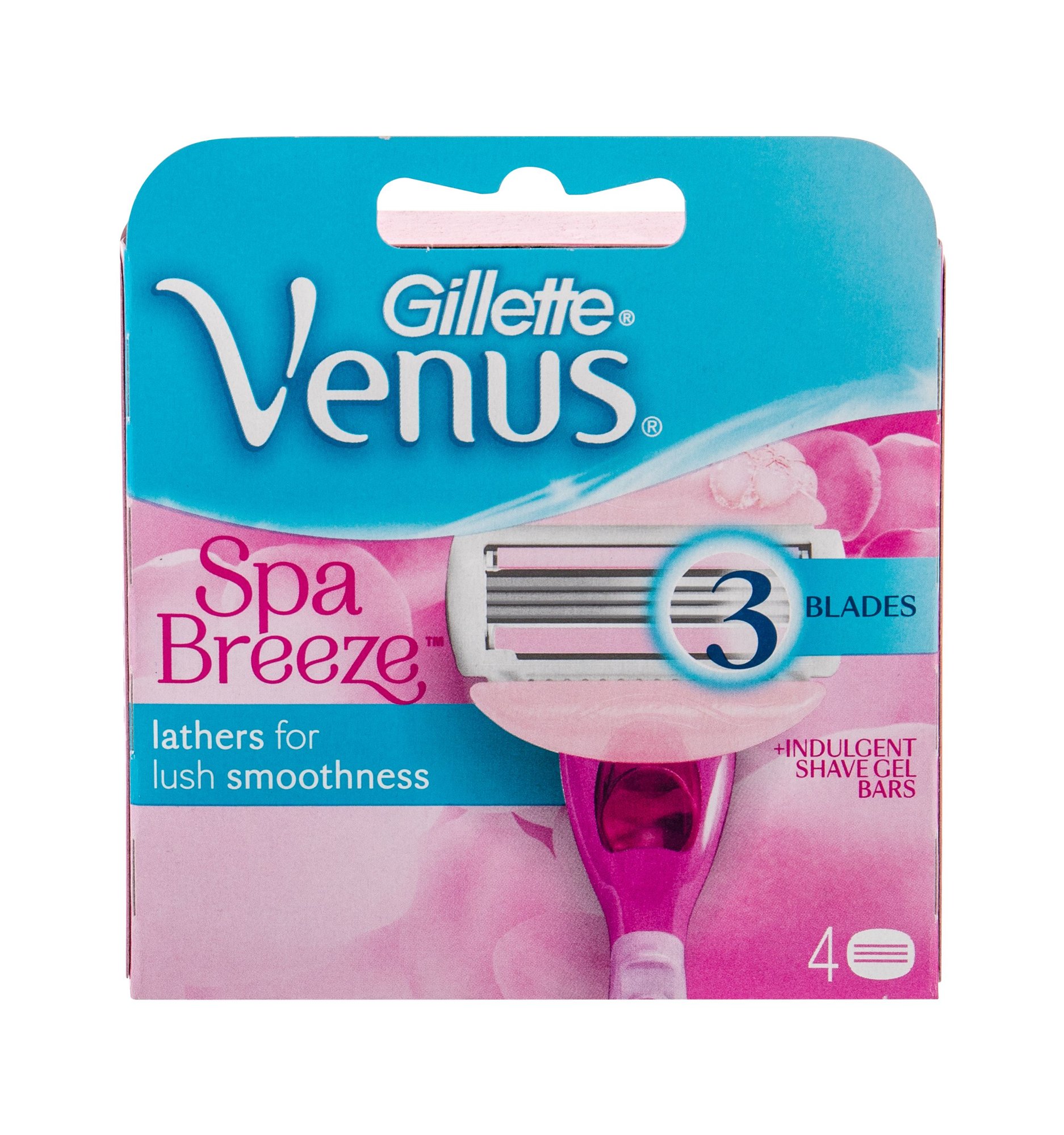 Gillette Venus Spa Breeze 4vnt skustuvo galvutė