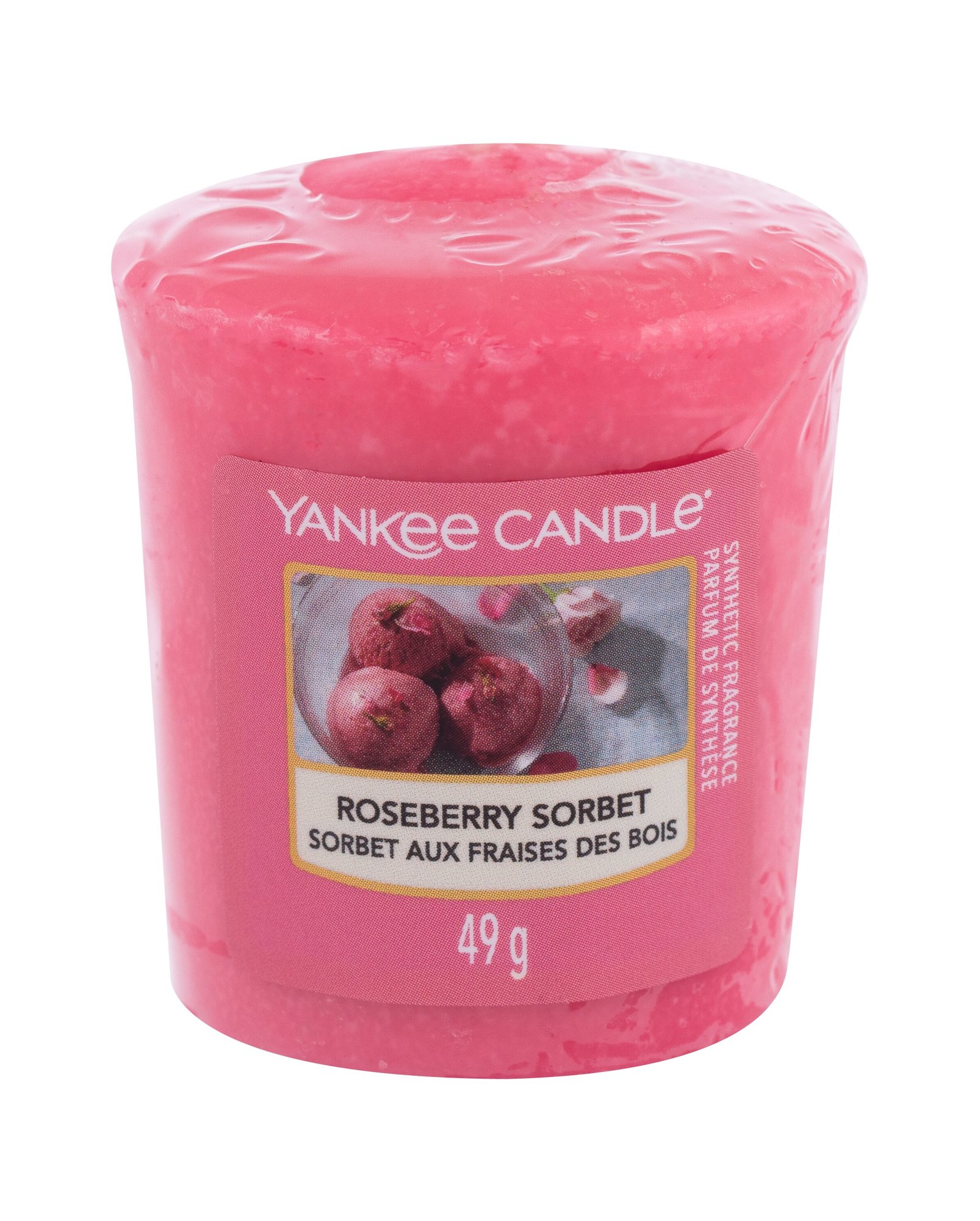 Yankee Candle Roseberry Sorbet 49g Kvepalai Unisex Scented Candle