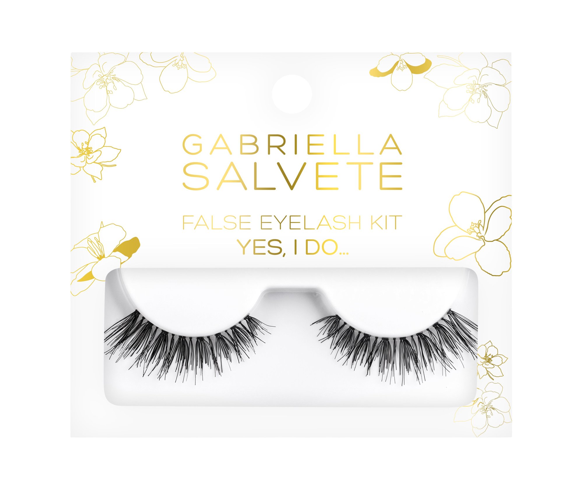 Gabriella Salvete Yes, I Do! False Eyelash Kit 1vnt False Lashes 1 pair + Lash Glue 1 g dirbtinės blakstienos Rinkinys